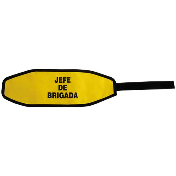 Brazalete de Jefe de Brigada - Color Amarillo de Alta Visibilidad