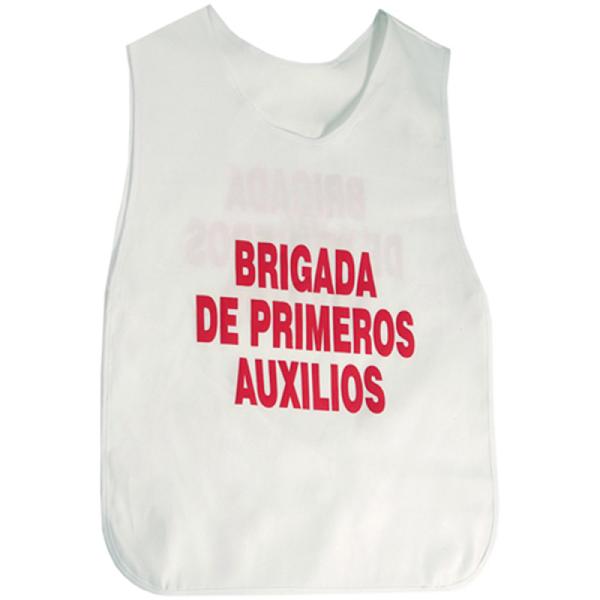 Casaca para Brigada de Primeros Auxilios Color Blanco
