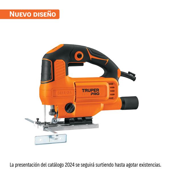 Sierra Caladora Truper Pro 750W con Velocidad Variable y Zapata de Aluminio