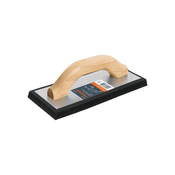 Flota de Hule Truper 9-1/2" con Acabado Liso y Mango de Madera