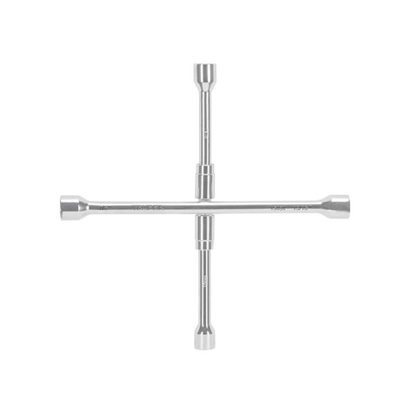 Llave de Cruz Plegable 14" Pulida y Cromada Truper