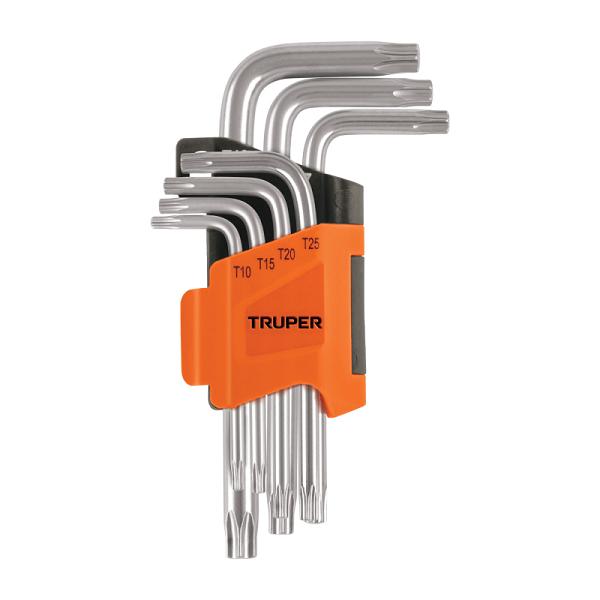 Juego de 7 Llaves Torx Truper con Organizador Abatible