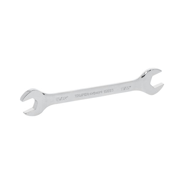 Llave Española Expert 19/32" x 11/16", Acero al Cromo Vanadio - 198 mm