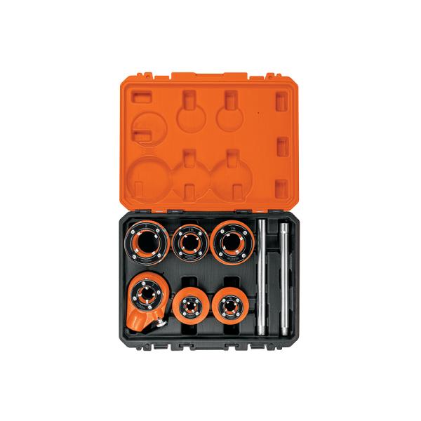 Juego de Tarrajas para Tubo de 1/2" a 2" (7 Piezas), Truper Expert