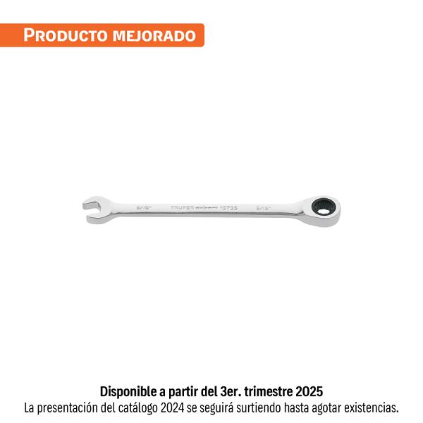 Llave Combinada con Matraca Expert de 5/16" x 135 mm