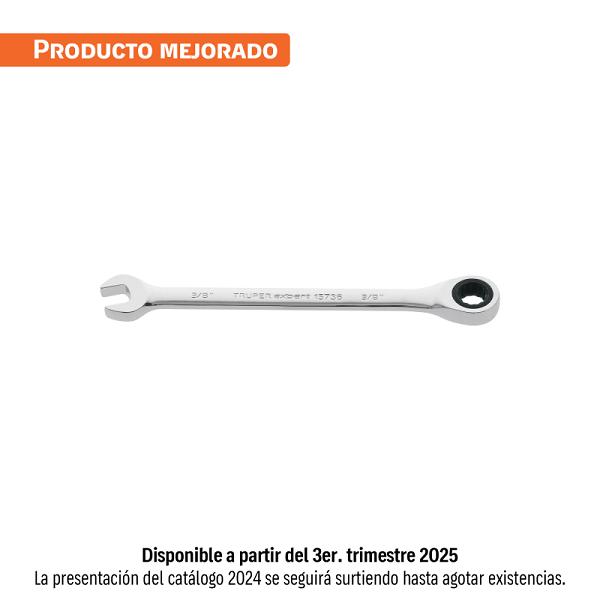 Llave Combinada con Matraca de 3/8" x 153 mm, Línea Expert