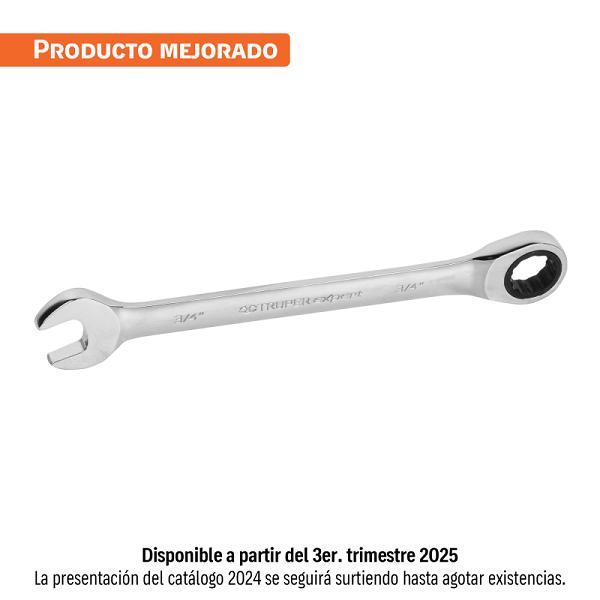 Llave Combinada con Matraca Expert, 3/4" x 238 mm