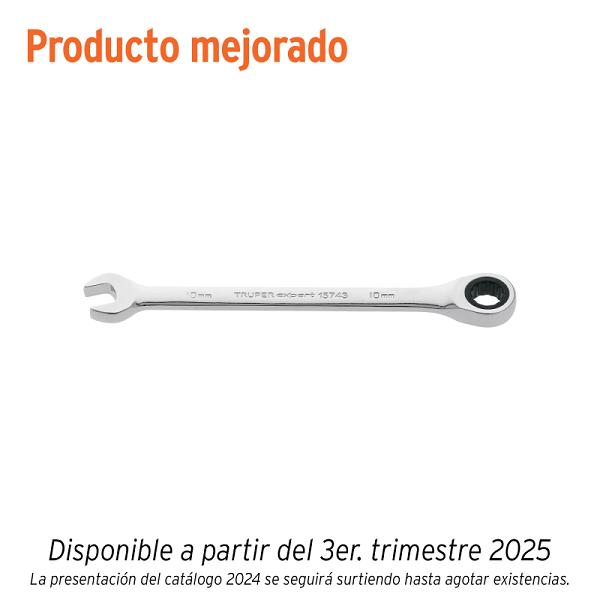 Llave Combinada con Matraca Expert de 10 mm x 154 mm