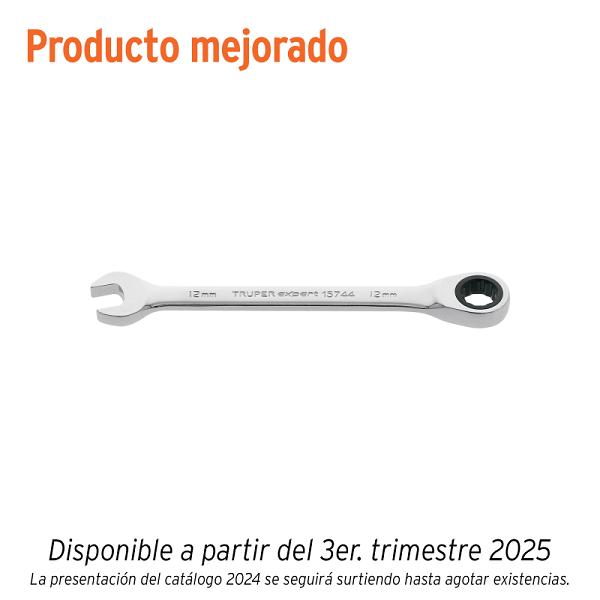 Llave Combinada con Matraca Expert de 12 mm x 166 mm