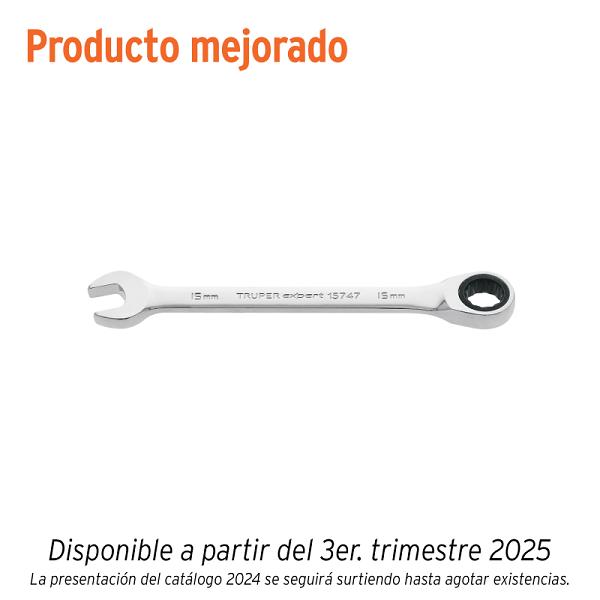 Llave Combinada con Matraca Expert 15 mm x 194 mm