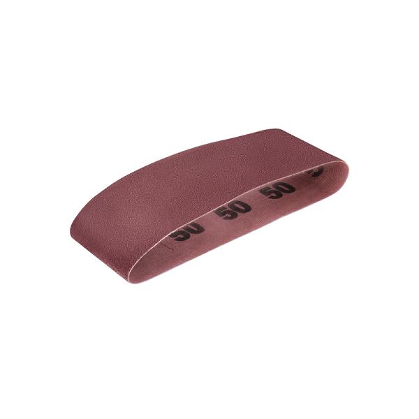 Set de 5 Bandas de Lija de Óxido de Aluminio 3" x 21", Grano 50