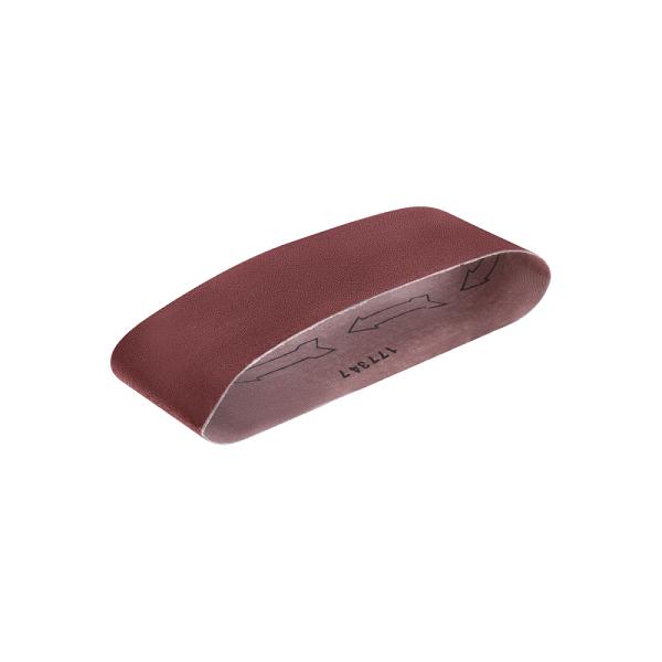 Set de 5 Bandas de Lija de 3" x 21", Grano 80, Óxido de Aluminio