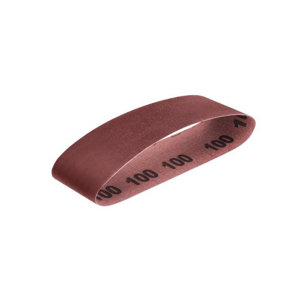 Set de 5 Bandas de Lija de Óxido de Aluminio 3" x 21", Grano 100