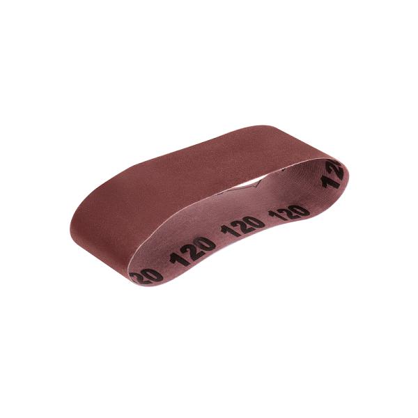 Set de 5 Bandas de Lija de Óxido de Aluminio 3" x 21", Grano 120