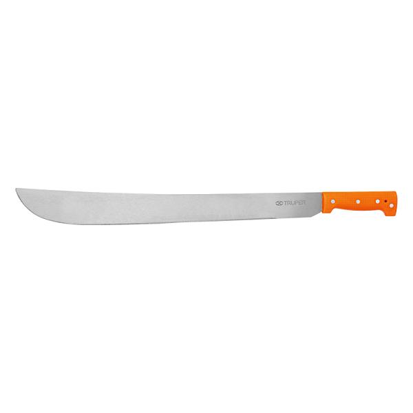 Machete Estándar Truper 22" con Cacha Naranja Remachada