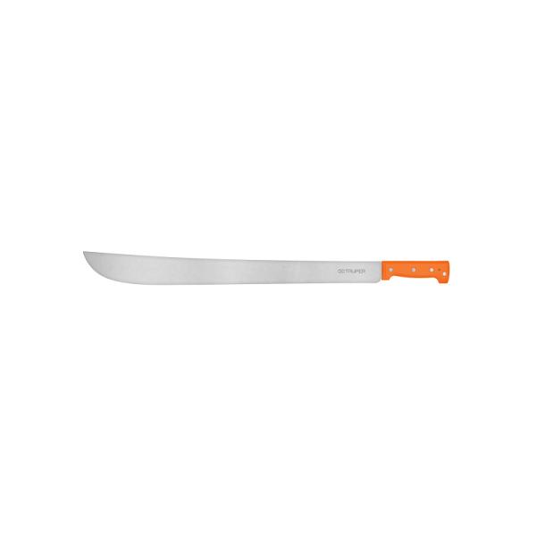 Machete Estándar Truper de 24 Pulgadas con Cacha Naranja Remachada