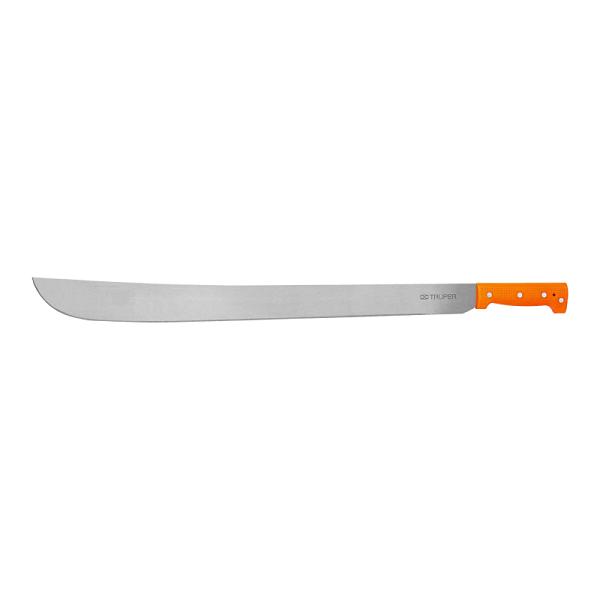 Machete Estándar Truper de 26" con Cacha Naranja Remachada
