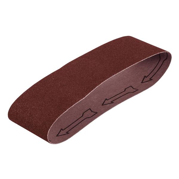 Pack 5 Bandas de Lija de 4 x 24 Pulgadas, Grano 80, Óxido de Aluminio