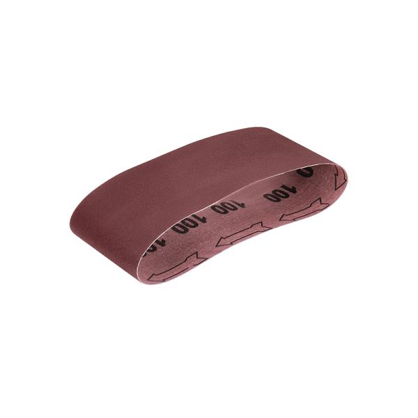 Set de 5 Bandas de Lija de Óxido de Aluminio, 4 x 24 Pulgadas, Grano 100