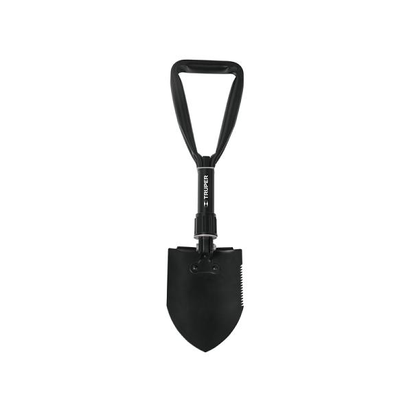 Pala Plegable Multifuncional de 18" Truper - Acero de Alta Resistencia