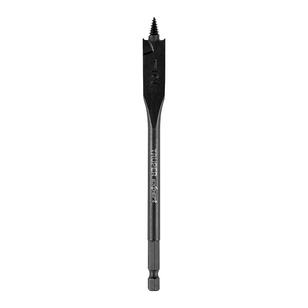 Broca plana de manita 1/2' para madera, Truper Expert