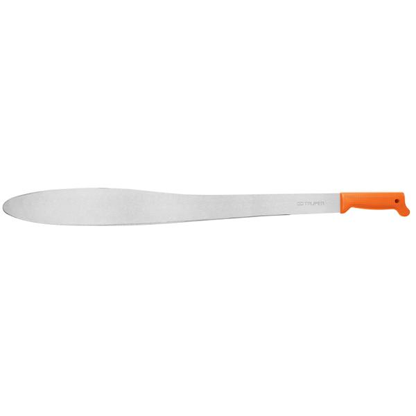 Machete Caguayano de 27" con Cacha Naranja Inyectada, Truper