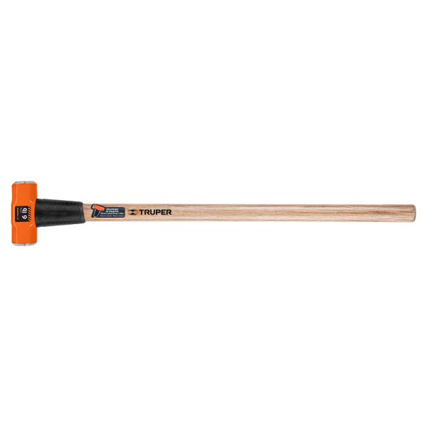 Marro Octagonal de 6 lb Truper con Mango de Madera de 36"