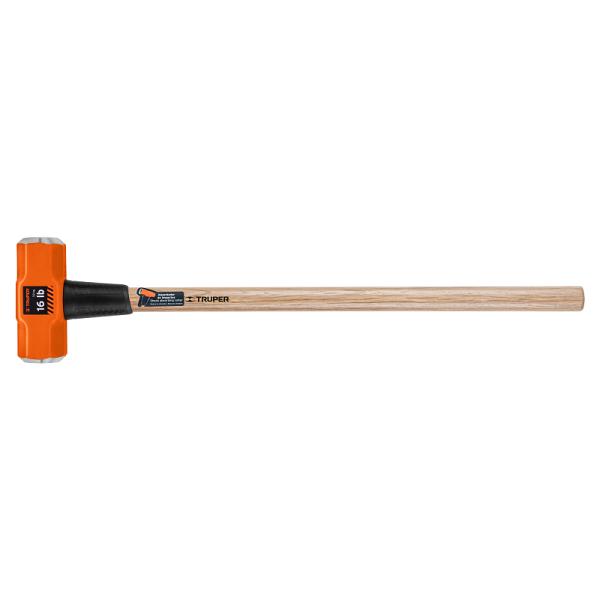 Marro Octagonal Truper de 16 lb con Mango de Madera de 36"