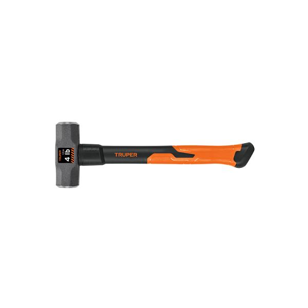 Marro Octagonal Truper de 4 lb con Mango de Fibra de Vidrio de 14"