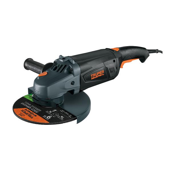 Esmeriladora Angular Truper Industrial de 9 Pulgadas y 2350W