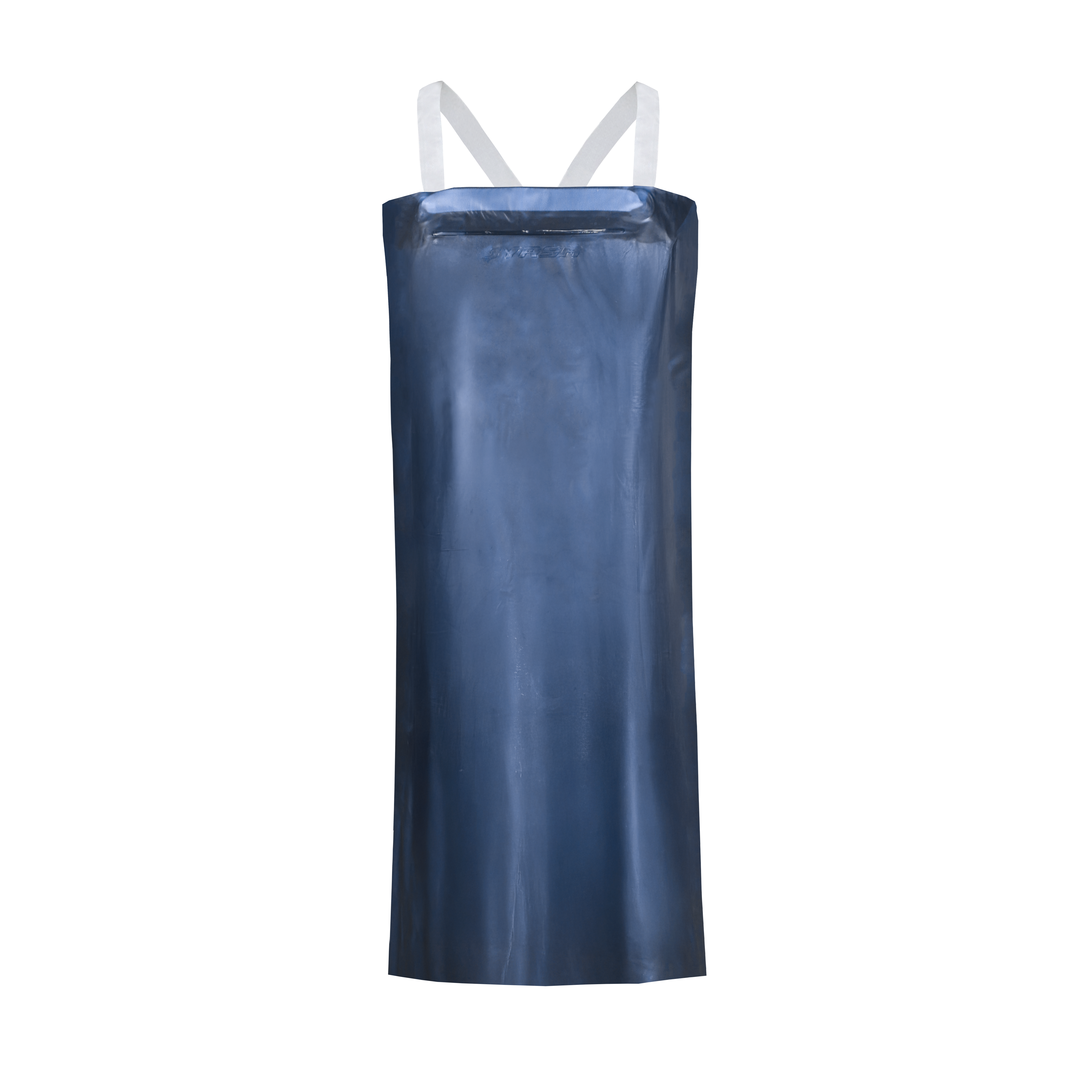 Mandil Satinado Azul Profesional - Modelo DD-1141AZ