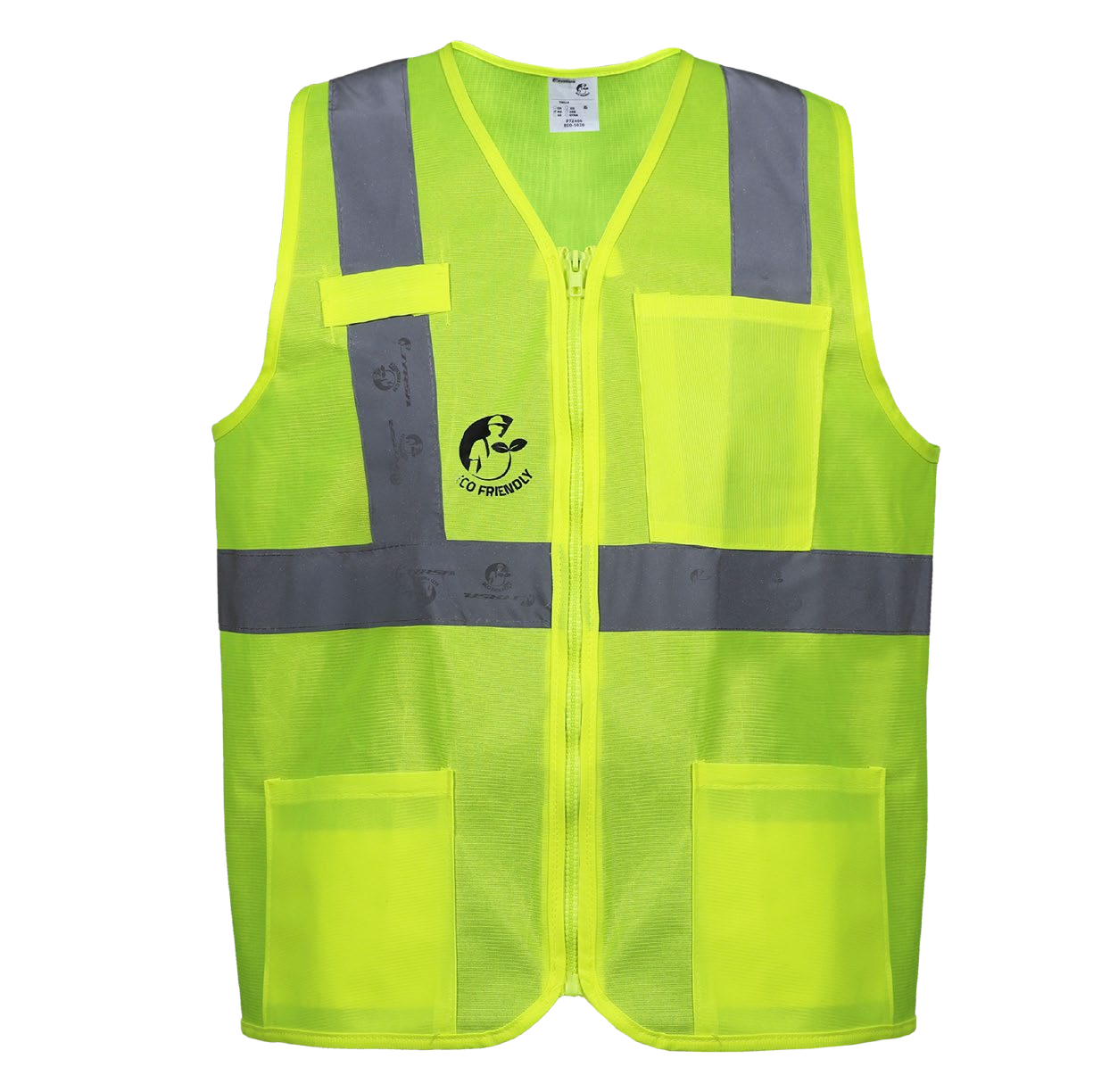 Chaleco de Alta Visibilidad Eco-Friendly ECO-1020CR - ANSI Clase 2