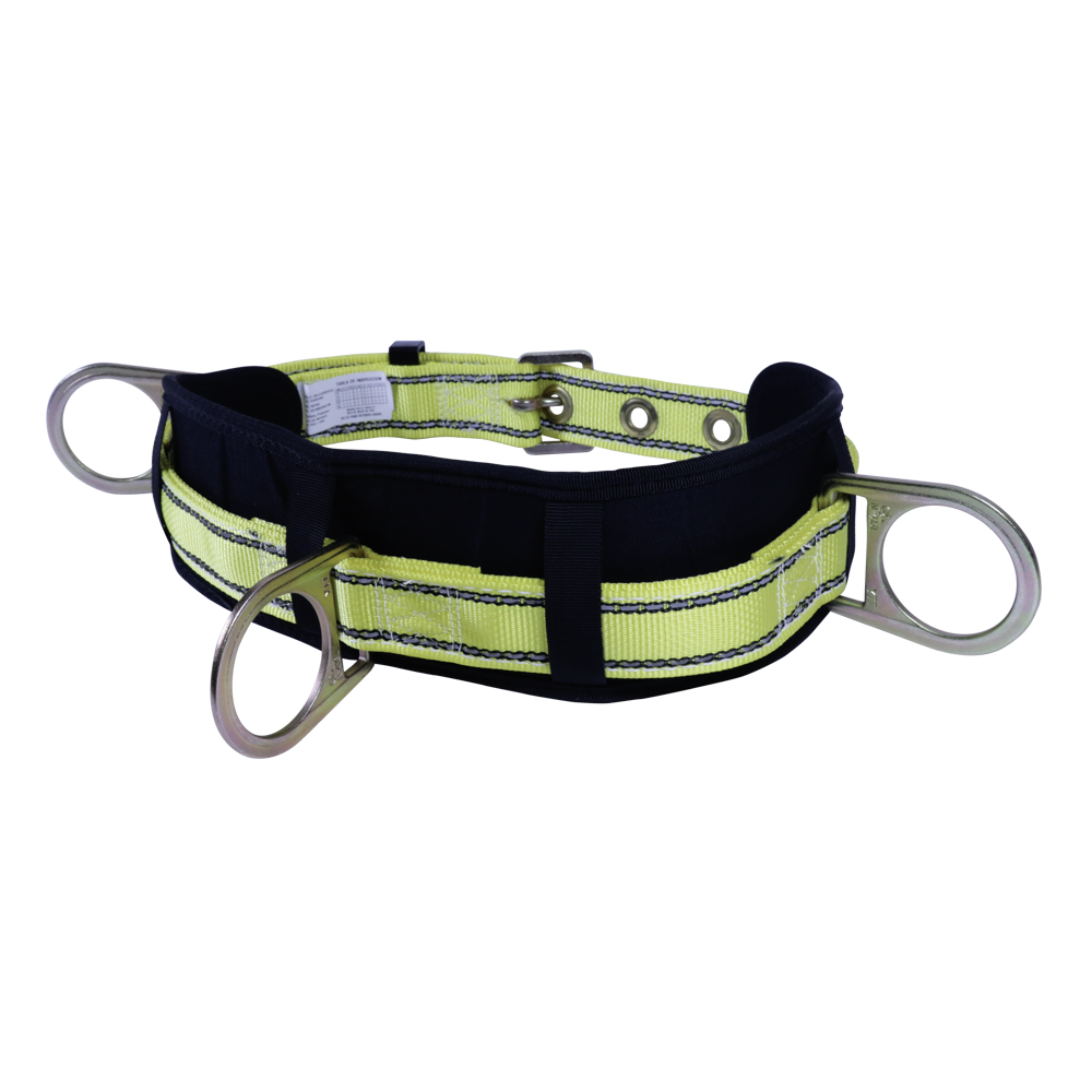 Cinturón de Seguridad de Alta Visibilidad con 3 Anillos D y Almohadilla - SS-CAREDCD