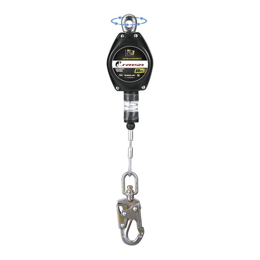 SISTEMA RETRACTIL DE CABLE DE ACERO 50FT