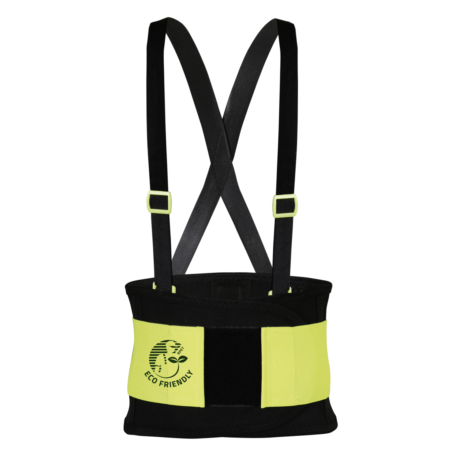 Faja de Soporte Sacrolumbar Elástica ECO-825 con Alta Visibilidad