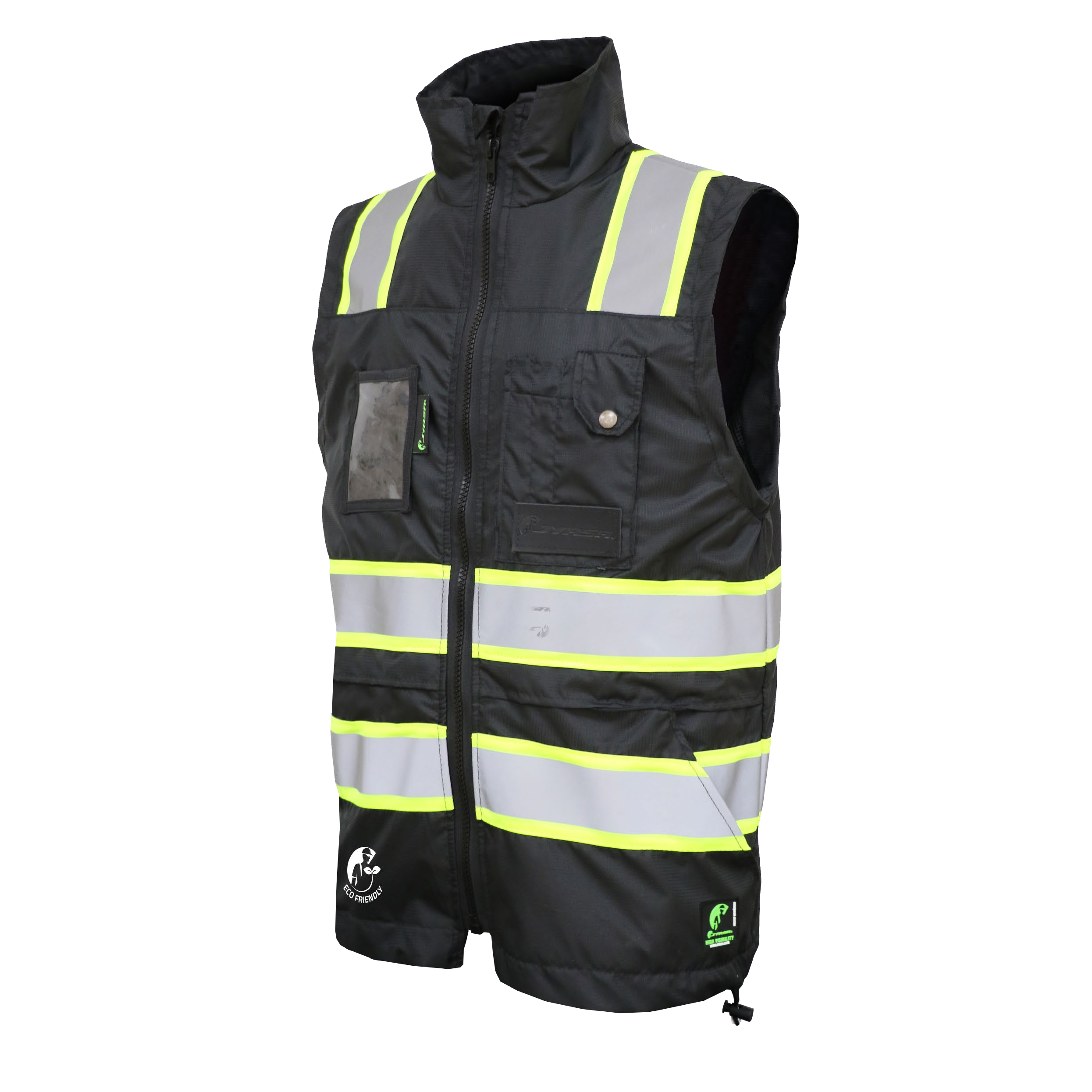 Chaleco Ejecutivo de Seguridad con Reflejante Bicolor ECO-1325NCR