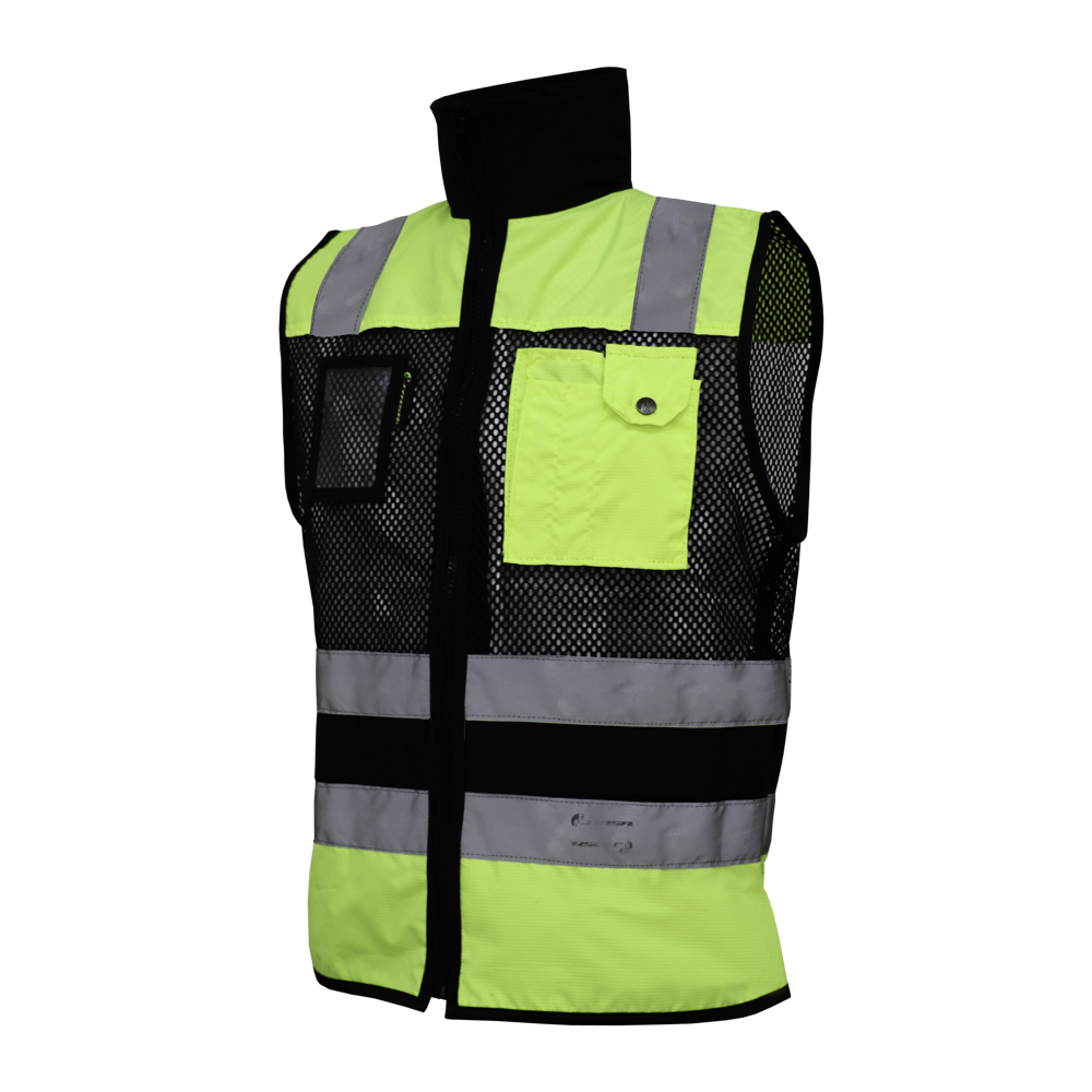 Chaleco Ejecutivo de Seguridad de Malla Alta Visibilidad ECO-1330CR