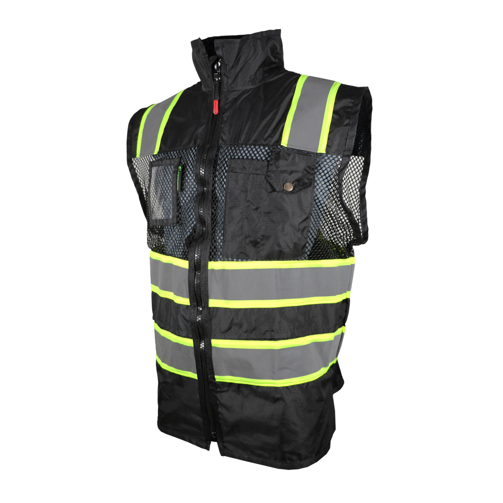 Chaleco Ejecutivo de Seguridad Ventilado ECO-1335NCR con Reflejante Bicolor