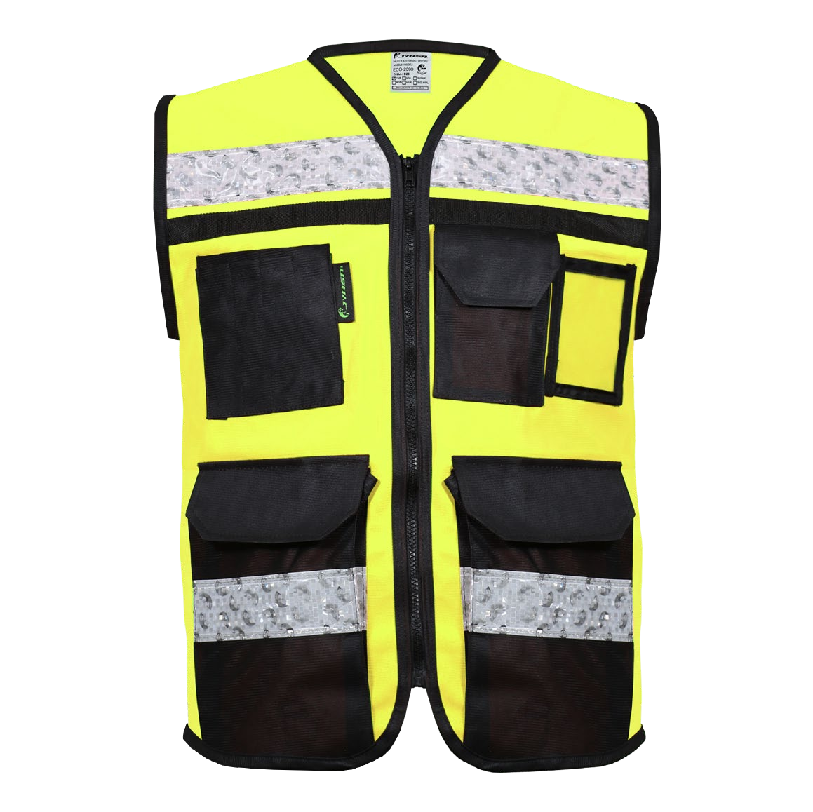 Chaleco de Seguridad Rescatista ECO-2090CR Alta Visibilidad