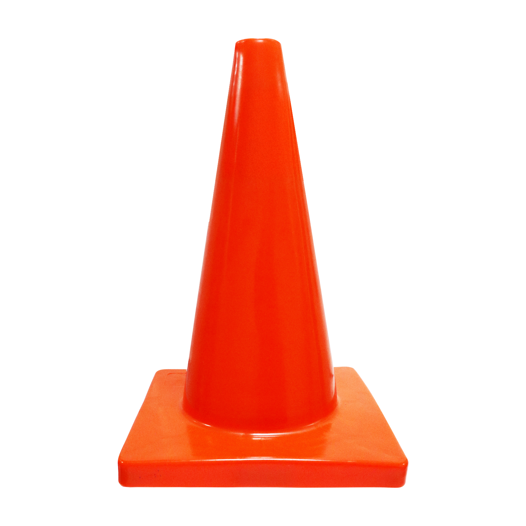 Cono de Tráfico de PVC Flexible con Reflejante 45 cm - JYRSA SR-3180