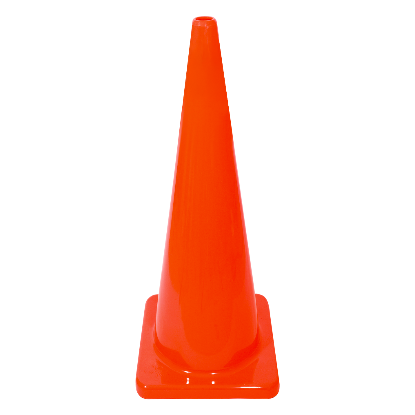Cono de Tráfico Anaranjado de 91 cm con Cinta Reflejante - SR-3190-1RK