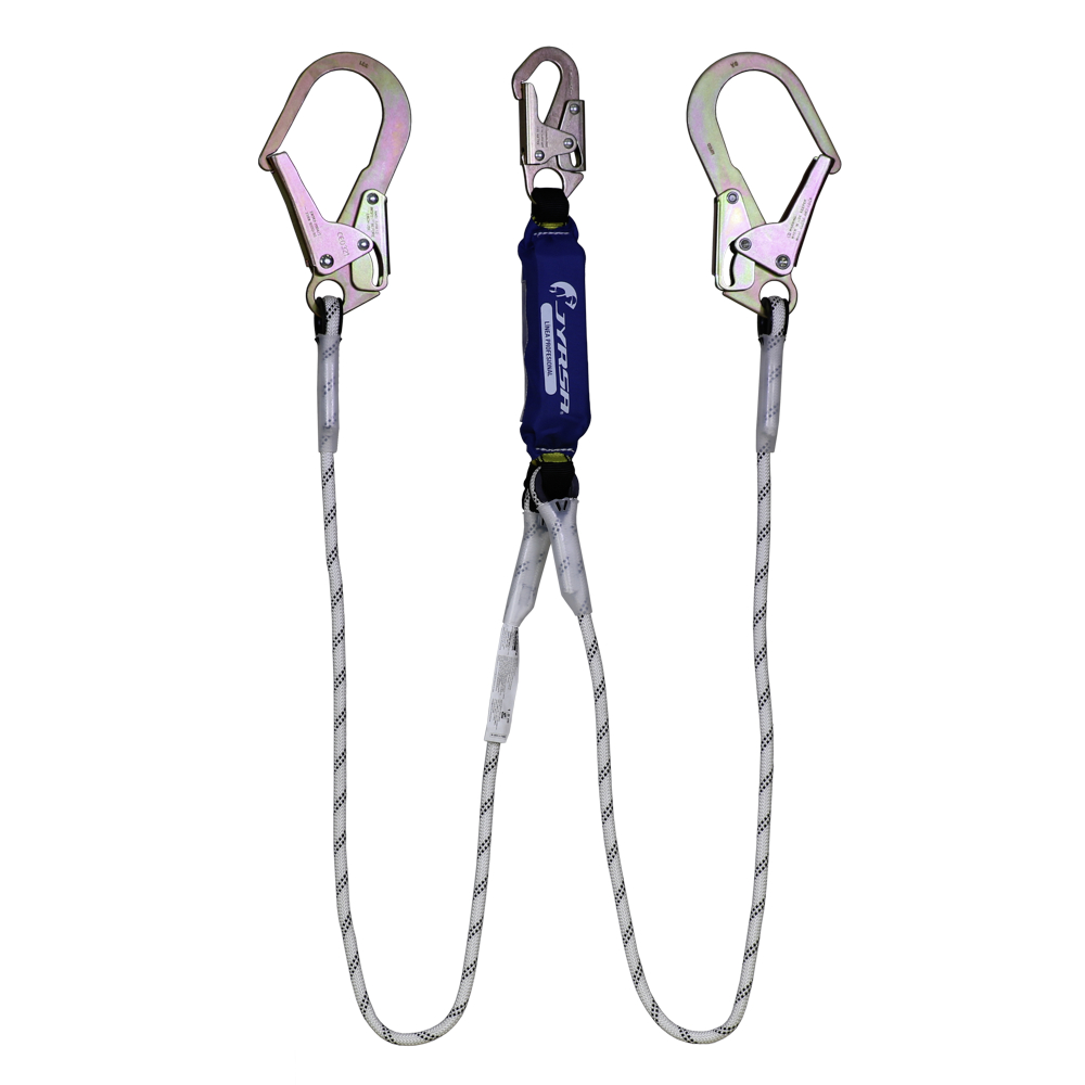 AMORTIGUADOR CON DOBLE CUERDA DE NYLON DE 1/2 PULG.  DE 1.83