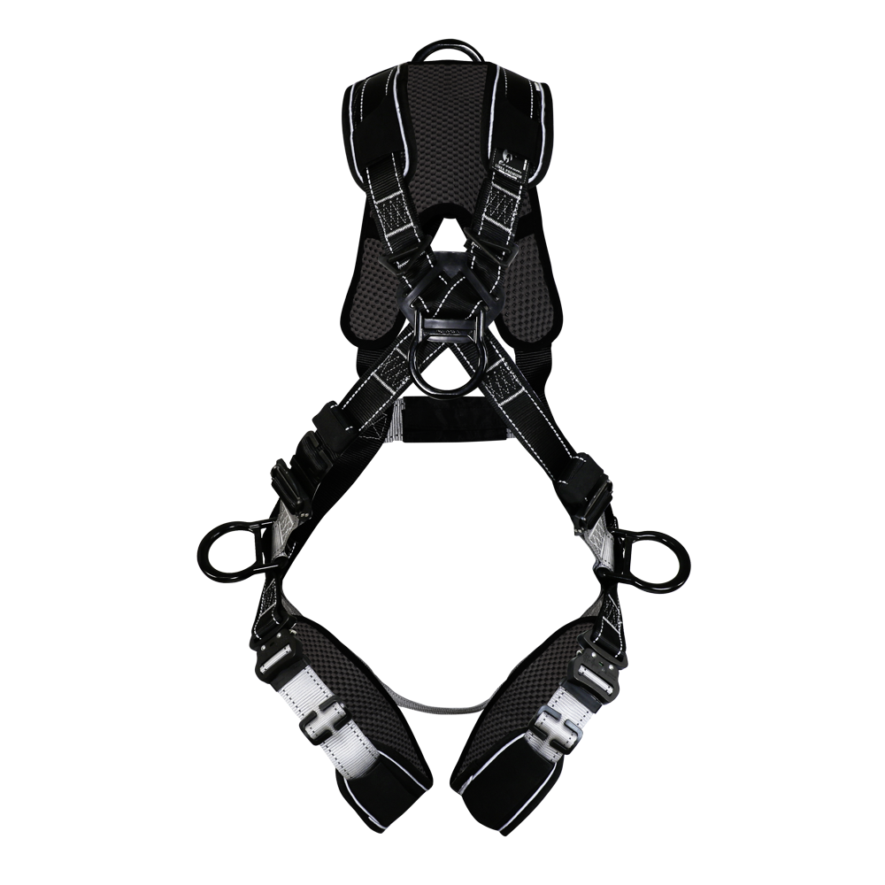 Arnés de Cuerpo Completo SS-P10AX con 4 Anillos D de Aluminio y Conexión Rápida