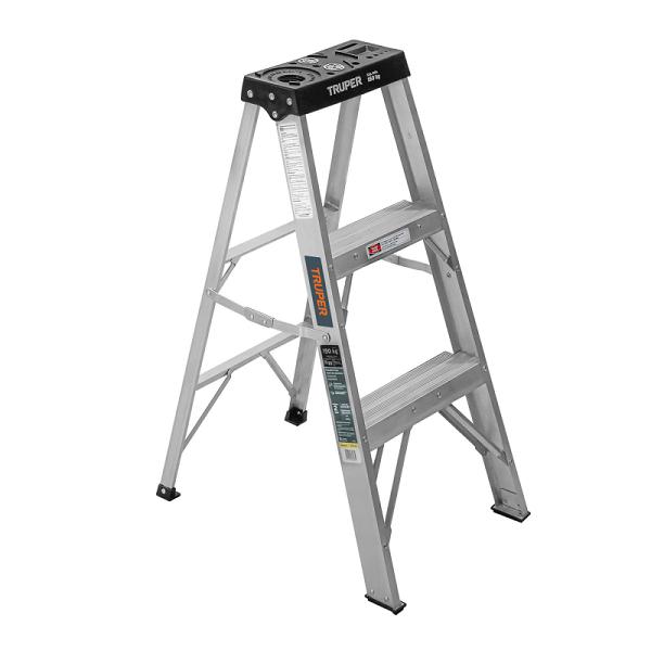 Escalera de Tijera de Aluminio Truper de 2 Escalones, Tipo III