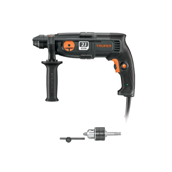 Rotomartillo SDS Plus Industrial 650W de 2 Joules con 4 Funciones