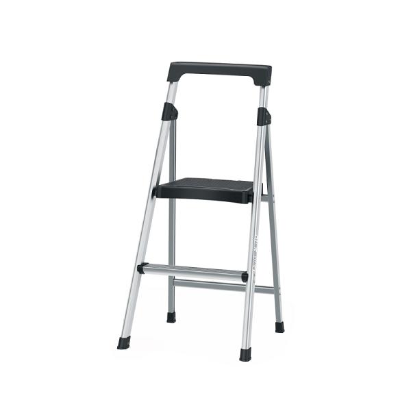 Escalerilla Tubular Plegable de Aluminio Truper, 2 Peldaños
