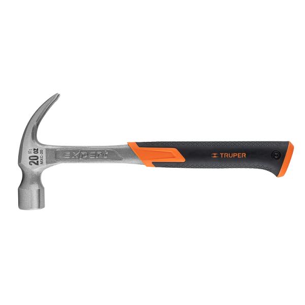 Martillo Forjado 20 oz de Uña Curva con Mango de Neopreno - Línea Expert