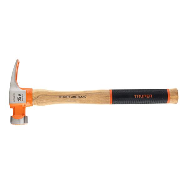 Martillo California Ripper Truper de 25 oz con Uña Recta y Grip