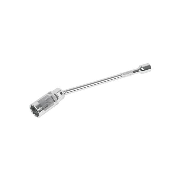 Dado para Bujías Articulado de 5/8" con Extensión de 10" y Cuadro de 3/8"