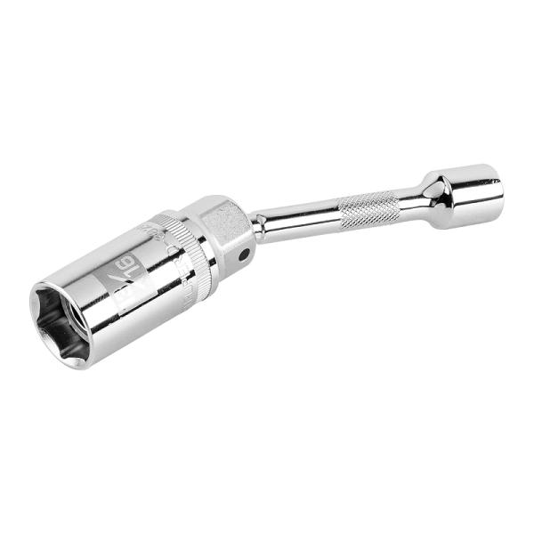 Dado para Bujías Articulado 13/16" con Extensión de 6" y Cuadro 3/8"
